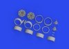 Eduard 648983 Beaufort Mk. I engines PRINT ICM 1/48